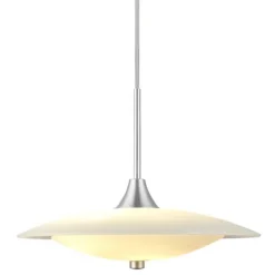BARONI Taklampa Ø40 Opal / alu.
