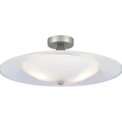 BARONI Taklampa Ø46 Opal / alu