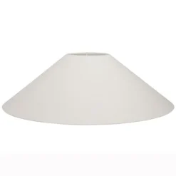 Basic flat lampskärm, vit 42cm