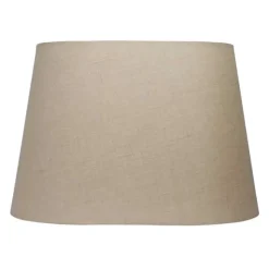 Basic oval lampskärm, natur 38cm
