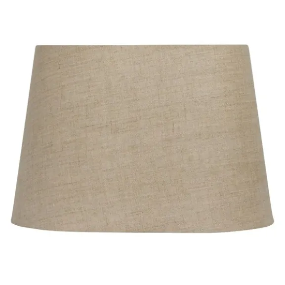 Basic oval lampskärm, natur 23cm