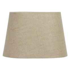 Basic oval lampskärm, natur 20cm