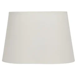 Basic oval lampskärm, vit 20cm