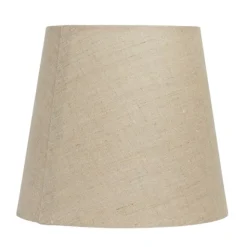 Basic straight lampskärm, natur 20cm