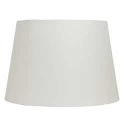 Basic straight lampskärm, vit 28cm