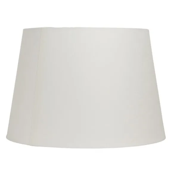 Basic straight lampskärm, vit 28cm