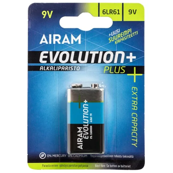 Batteri Evolution plus, LR61 9V