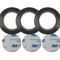 Batteridriven LED-spotlight Functional, svart 3-pack