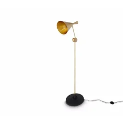 Beat Floor golvlampa, mässing 168cm