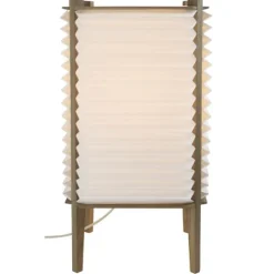 Beehave bordslampa medium, vit/ek 47cm