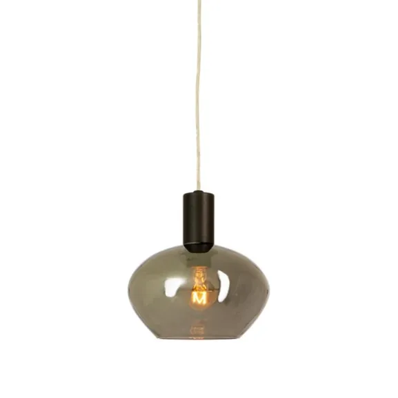 BELL fönsterlampa, svart/rök