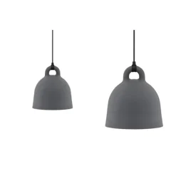 Bell Large taklampa, grå 57cm