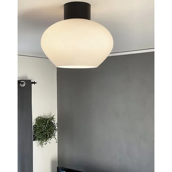BELL plafond stor, svart/vit