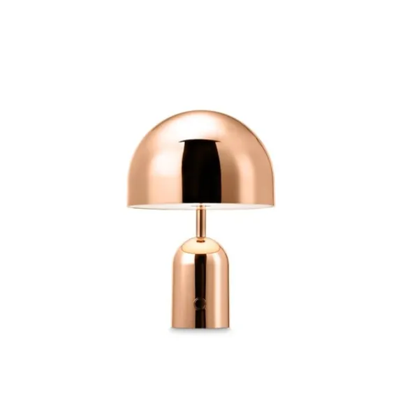Bell portabel bordslampa koppar LED