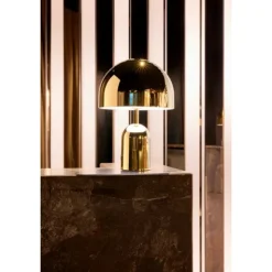 Bell portabel bordslampa guld LED