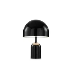 Bell portabel bordslampa svart LED
