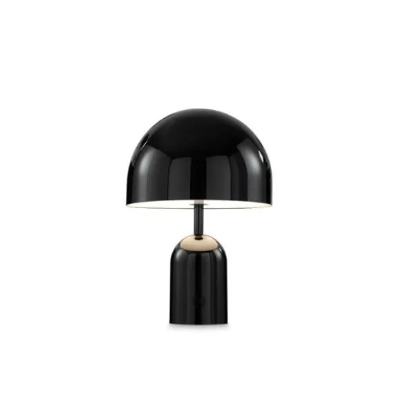 Bell portabel bordslampa svart LED