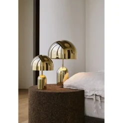 Bell portabel bordslampa guld LED