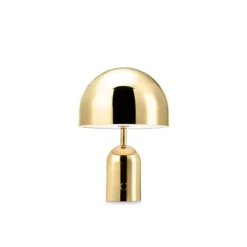 Bell portabel bordslampa guld LED