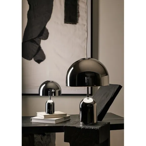 Bell portabel bordslampa silver LED