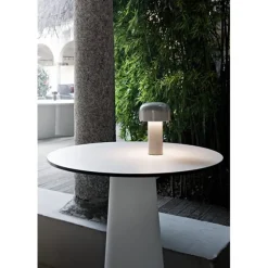 Bellhop bordslampa, grå 21cm
