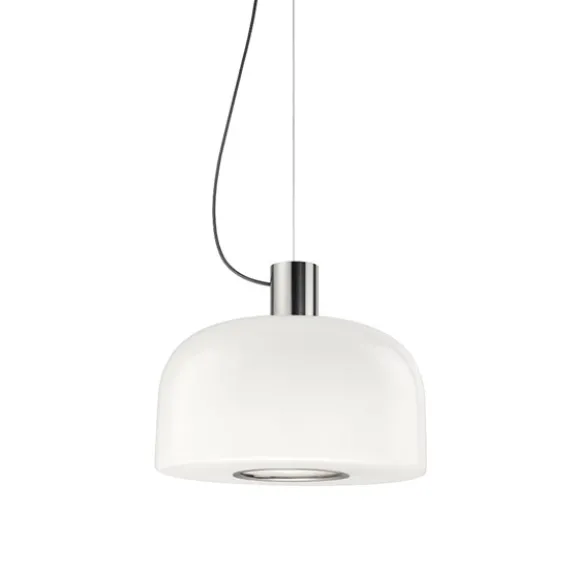 BELLHOP glass taklampa S2, Bright Aluminium