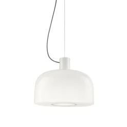 BELLHOP glass taklampa S2, Vit