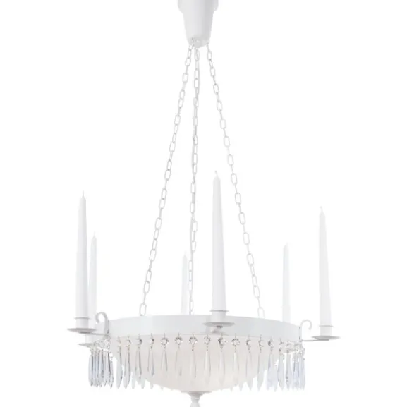 Bergmans takkrona, vit 59cm