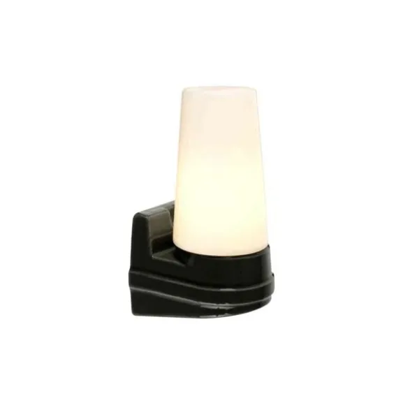 Bernadotte 1 vägglampa, svart
