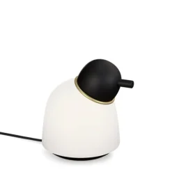 Bird bordslampa svart str./mässing opal glass