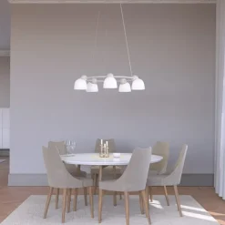 Bird krona Ø953 sand/mässing opalglas E14