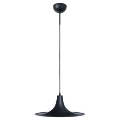 Blackstar taklampa, svart/råmässing 40cm