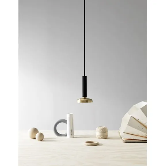 Blend 9 pendel Jet black, brass