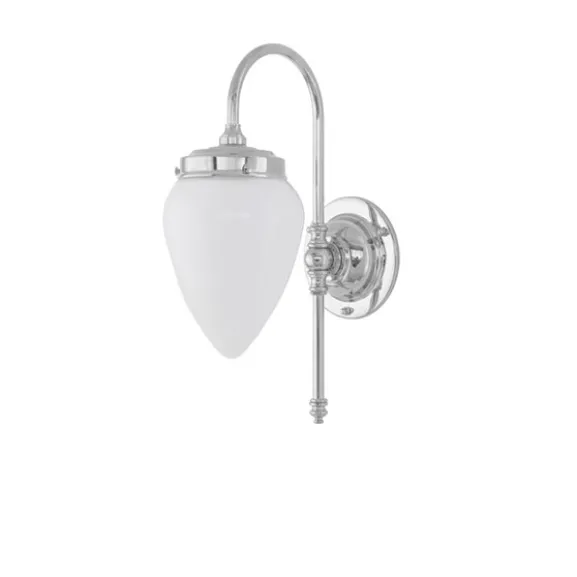Blomberg Vägglampa, förnicklad mässing