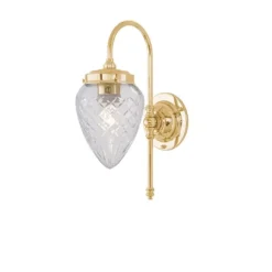 Blomberg Vägglampa, polerad mässing