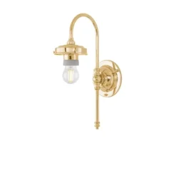 Blomberg Vägglampa, polerad mässing