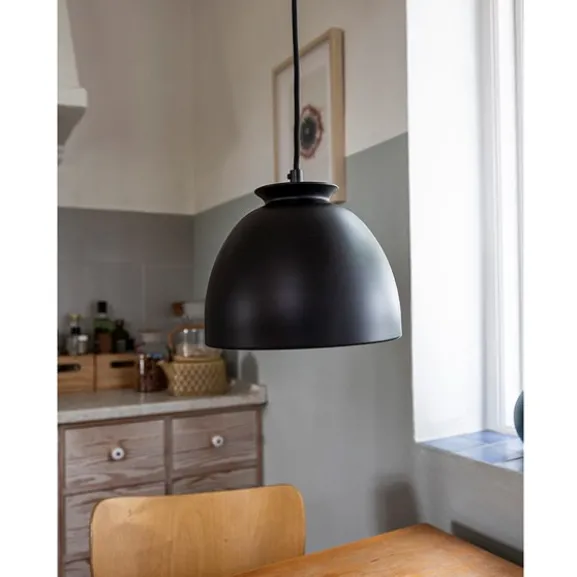 Bloom Pendant , Matt Real Black