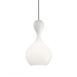 Blubb 1 opal Takpendel, vit/svart