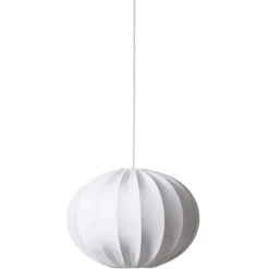 Boll 40 oval, vit 40cm
