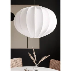 Boll 65 oval, vit 65cm