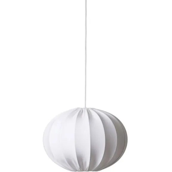 Boll 40 oval, vit 40cm