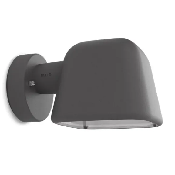 Boo vägglampa IP44 grafitstruktur E27