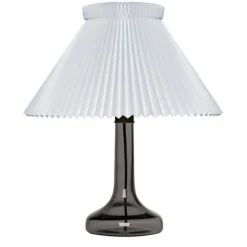 Bordslampa 343, rökgrått glas