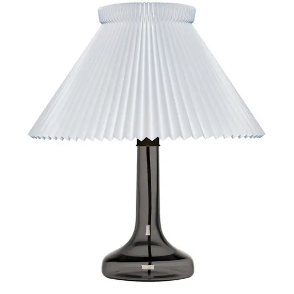 Bordslampa 343, rökgrått glas