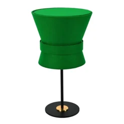 Bordslampa Bow Svart - Small Emerald Green