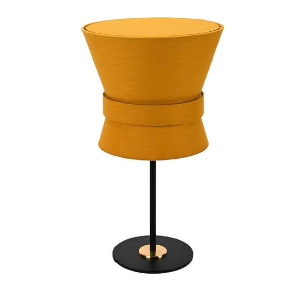 Bordslampa Bow Svart - Small Yellow Ochre