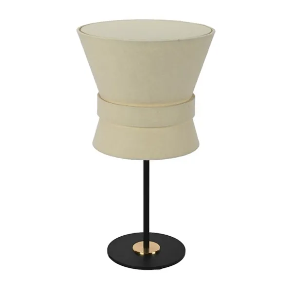 Bordslampa Bow Svart - Small Cream White
