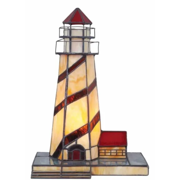 Bordslampa Fyr Med Hus / Lighthouse 30cm