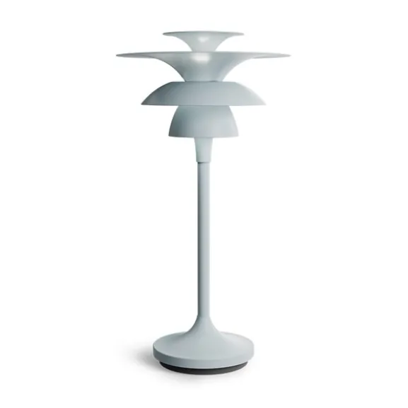 Bordslampa Picasso, isblå 35cm