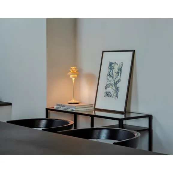 Bordslampa Picasso, ljus honung 35cm